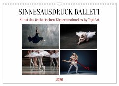 Cover Sinneseindrücke Ballett (Wandkalender 2026 DIN A3 quer), CALVENDO Monatskalender