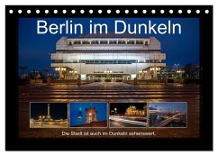 Cover Berlin im Dunkeln (Tischkalender 2026 DIN A5 quer), CALVENDO Monatskalender