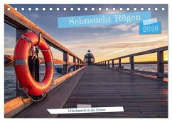 Cover Sehnsucht Rügen (Tischkalender 2026 DIN A5 quer), CALVENDO Monatskalender