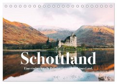 Cover Schottland - Eine eindrucksvolle Reise in ein wunderschönes Land. (Tischkalender 2026 DIN A5 quer), CALVENDO Monatskalender