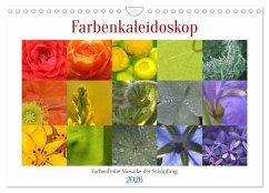 Farbenkaleidoskop (Wandkalender 2026 DIN A4 quer), CALVENDO Monatskalender Cover Farbenkaleidoskop (Wandkalender 2026 DIN A4 quer), CALVENDO Monatskalender