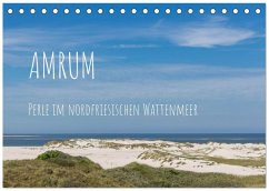Amrum - Perle im nordfriesischen Wattenmeer (Tischkalender 2026 DIN A5 quer), CALVENDO Monatskalender