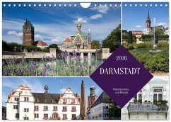 Darmstadt - Mathildenhöhe und Altstadt (Wandkalender 2026 DIN A4 quer), CALVENDO Monatskalender Cover Darmstadt - Mathildenhöhe und Altstadt (Wandkalender 2026 DIN A4 quer), CALVENDO Monatskalender