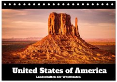 Cover USA: Landschaften der Weststaaten (Tischkalender 2026 DIN A5 quer), CALVENDO Monatskalender