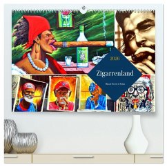 Cover Zigarrenland - Blauer Dunst in Kuba (hochwertiger Premium Wandkalender 2026 DIN A2 quer), Kunstdruck in Hochglanz