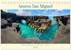 Cover Sao Miguel Azoren - Vulkanisch geprägte Trauminsel im Atlantik (Tischkalender 2026 DIN A5 quer), CALVENDO Monatskalender