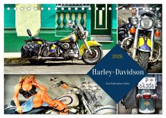 Cover Harley-Davidson - Eine Kultmarke in Kuba (Tischkalender 2026 DIN A5 quer), CALVENDO Monatskalender