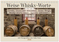 Weise Whisky-Worte (Tischkalender 2026 DIN A5 quer), CALVENDO Monatskalender