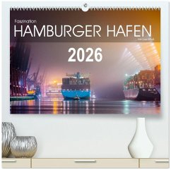 Cover Faszination Hamburger Hafen (hochwertiger Premium Wandkalender 2026 DIN A2 quer), Kunstdruck in Hochglanz