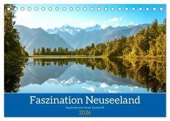 Cover Faszination Neuseeland (Tischkalender 2026 DIN A5 quer), CALVENDO Monatskalender