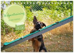 Welpentraining auf dem Hundeplatz (Tischkalender 2026 DIN A5 quer), CALVENDO Monatskalender Cover Welpentraining auf dem Hundeplatz (Tischkalender 2026 DIN A5 quer), CALVENDO Monatskalender
