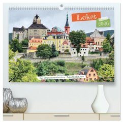 Loket - Das böhmische Rothenburg (hochwertiger Premium Wandkalender 2026 DIN A2 quer), Kunstdruck in Hochglanz