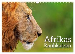 Afrikas Raubkatzen in eindrucksvollen Portraits (Wandkalender 2026 DIN A3 quer), CALVENDO Monatskalender Afrikas Raubkatzen in eindrucksvollen Portraits (Wandkalender 2026 DIN A3 quer), CALVENDO Monatskalender