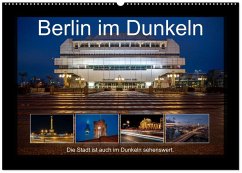 Cover Berlin im Dunkeln (Wandkalender 2026 DIN A2 quer), CALVENDO Monatskalender