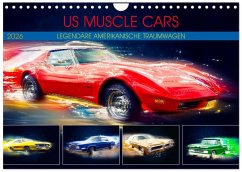 Cover US Muscle Cars Legendäre Amerikanische Traumwagen (Wandkalender 2026 DIN A4 quer), CALVENDO Monatskalender