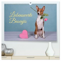 Liebenswerte Basenjis (hochwertiger Premium Wandkalender 2026 DIN A2 quer), Kunstdruck in Hochglanz Liebenswerte Basenjis (hochwertiger Premium Wandkalender 2026 DIN A2 quer), Kunstdruck in Hochglanz