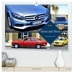 Cover Autos mit Stern - Mercedes-Benz auf Kuba (hochwertiger Premium Wandkalender 2026 DIN A2 quer), Kunstdruck in Hochglanz