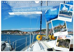 Cover Segelparadies Kroatien (Wandkalender 2026 DIN A4 quer), CALVENDO Monatskalender