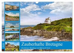 Cover Zauberhafte Bretagne (Wandkalender 2026 DIN A3 quer), CALVENDO Monatskalender