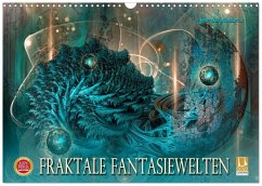 Fraktale Fantasiewelten (Wandkalender 2026 DIN A3 quer), CALVENDO Monatskalender