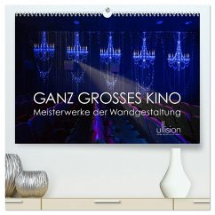 GANZ GROSSES KINO - Meisterwerke der Wandgestaltung (hochwertiger Premium Wandkalender 2026 DIN A2 quer), Kunstdruck in Hochglanz