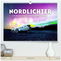 Nordlichter - ein beeindruckendes Schauspiel. (hochwertiger Premium Wandkalender 2026 DIN A2 quer), Kunstdruck in Hochglanz