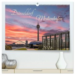 Cover Düsseldorf Medienhafen (hochwertiger Premium Wandkalender 2026 DIN A2 quer), Kunstdruck in Hochglanz