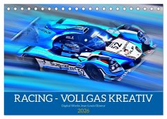 Racing - Vollgas kreativ (Tischkalender 2026 DIN A5 quer), CALVENDO Monatskalender