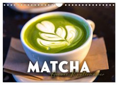 Matcha - Grüner Muntermacher (Wandkalender 2026 DIN A4 quer), CALVENDO Monatskalender