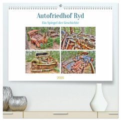 Autofriedhof Ryd (hochwertiger Premium Wandkalender 2026 DIN A2 quer), Kunstdruck in Hochglanz Autofriedhof Ryd (hochwertiger Premium Wandkalender 2026 DIN A2 quer), Kunstdruck in Hochglanz