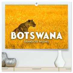Botswana - Grandiose Wildnis (hochwertiger Premium Wandkalender 2026 DIN A2 quer), Kunstdruck in Hochglanz