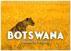 Botswana - Grandiose Wildnis (Tischkalender 2026 DIN A5 quer), CALVENDO Monatskalender
