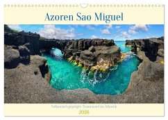 Cover Sao Miguel Azoren - Vulkanisch geprägte Trauminsel im Atlantik (Wandkalender 2026 DIN A3 quer), CALVENDO Monatskalender