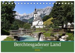 Cover Berchtesgadener Land - Traumhaft schön (Tischkalender 2026 DIN A5 quer), CALVENDO Monatskalender