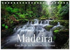 Cover Madeira - Eine Perle im Atlantischen Ozean (Tischkalender 2026 DIN A5 quer), CALVENDO Monatskalender
