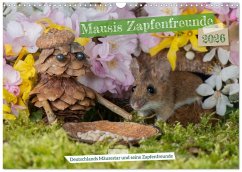 Cover Mausis Zapfenfreunde (Wandkalender 2026 DIN A3 quer), CALVENDO Monatskalender