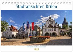 Cover Stadtansichten Brilon (Tischkalender 2026 DIN A5 quer), CALVENDO Monatskalender