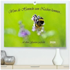 Cover Wenn die Hummeln zum naschen kommen, ist dein Garten perfekt (hochwertiger Premium Wandkalender 2026 DIN A2 quer), Kunstdruck in Hochglanz