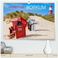 Meine Insel Borkum (hochwertiger Premium Wandkalender 2026 DIN A2 quer), Kunstdruck in Hochglanz