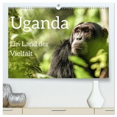 Uganda - ein Land der Vielfalt (hochwertiger Premium Wandkalender 2026 DIN A2 quer), Kunstdruck in Hochglanz