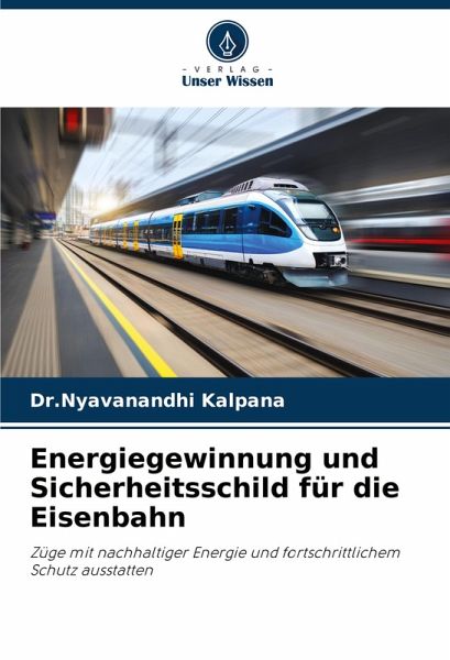 Energiegewinnung und Sicherheitsschild für die Eisenbahn