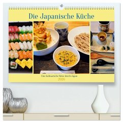 Cover Die Japanische Küche - Eine kulinarische Reise durch Japan (hochwertiger Premium Wandkalender 2026 DIN A2 quer), Kunstdruck in Hochglanz