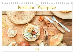 Cover Köstliche Waldpilze (Wandkalender 2026 DIN A4 quer), CALVENDO Monatskalender