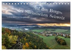 Auf den Bergen der Sächsischen Schweiz (Tischkalender 2026 DIN A5 quer), CALVENDO Monatskalender Auf den Bergen der Sächsischen Schweiz (Tischkalender 2026 DIN A5 quer), CALVENDO Monatskalender