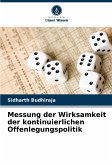 Messung der Wirksamkeit der kontinuierlichen Offenlegungspolitik Messung der Wirksamkeit der kontinuierlichen Offenlegungspolitik