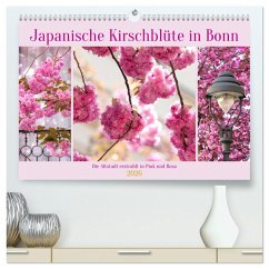 Japanische Kirschblüte in Bonn (hochwertiger Premium Wandkalender 2026 DIN A2 quer), Kunstdruck in Hochglanz