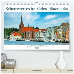 Cover Sehenswertes im Süden Dänemarks (hochwertiger Premium Wandkalender 2026 DIN A2 quer), Kunstdruck in Hochglanz