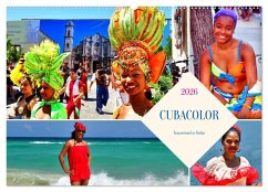 Cover CUBACOLOR - Trauminsel in Farbe (Wandkalender 2026 DIN A2 quer), CALVENDO Monatskalender