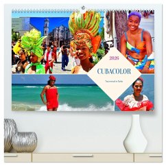 Cover CUBACOLOR - Trauminsel in Farbe (hochwertiger Premium Wandkalender 2026 DIN A2 quer), Kunstdruck in Hochglanz