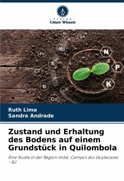 Cover Zustand und Erhaltung des Bodens auf einem Grundstück in Quilombola